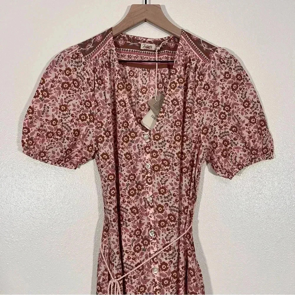 NWT Faherty Women's Orinda Maxi Dress - Picture 3 of 10